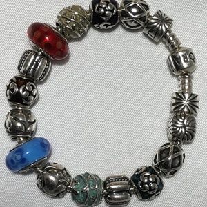 Pandora bracelet complete